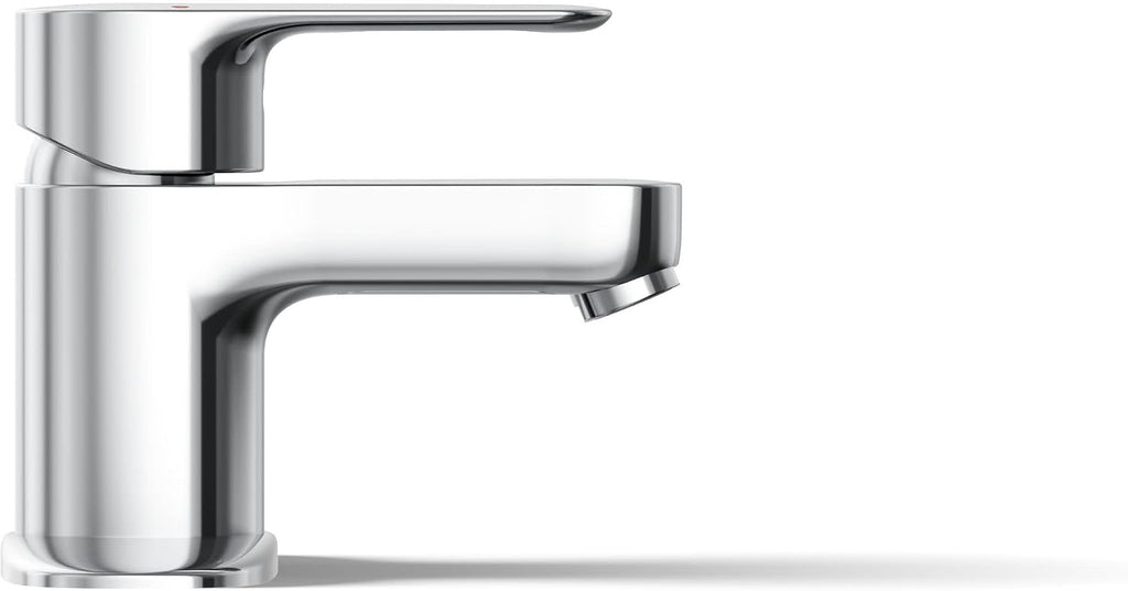 KOHLER 16027-4-CP July Single Handle Faucet for Bathroom Sink, Single-Hole Simple Installation, Polished Chrome