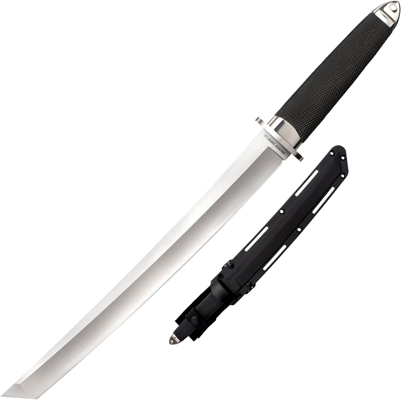 COLD STEEL Magnum Tanto VG-10 San Mai Razor-Sharp Blade Kray-Ex Handle Military Tactical Fixed Blade Knife w/Secure-Ex Sheath