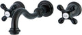 Kingston Brass KS3125AX Vintage 2-Handle Wall Mount Bathroom Faucet, Oil Rubbed Bronze