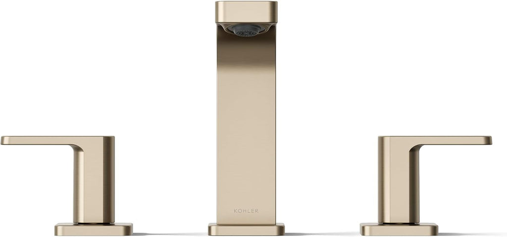 Kohler 23484-4-BV Parallel® Widespread Bathroom Sink Faucet, 1.2 gpm, Vibrant Brushed Bronze