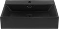 Claire 24' Rectangle Wall-Mount Bathroom Sink in Matte Black