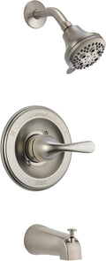 Delta Classic 13 Series 5-Setting Bathtub and Shower Faucet Set, Brushed Nickel Shower Head and Handle Set, Valve Trim Kit, Stainless T13420-SS (Valve Not Included)