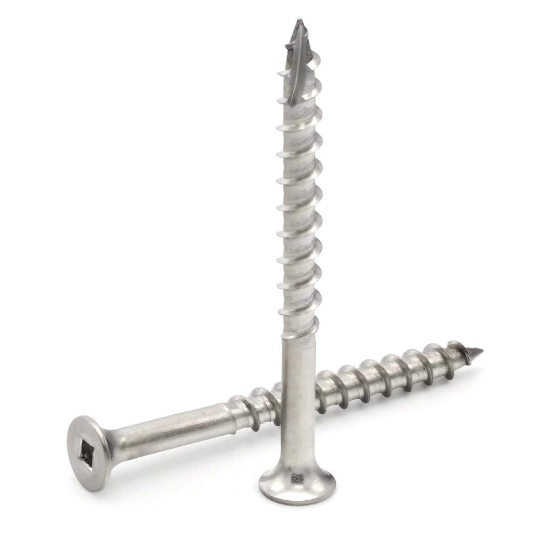Square Drive Deck Screws 305 Stainless Steel Bugle Head Type 17 Point - #10 x 2 Qty 2500
