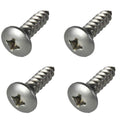 Truss Head Sheet Metal Screws 316 Stainless Steel Marine #12 X 1' 250 Pcs self Tapping Screws Metal B2B
