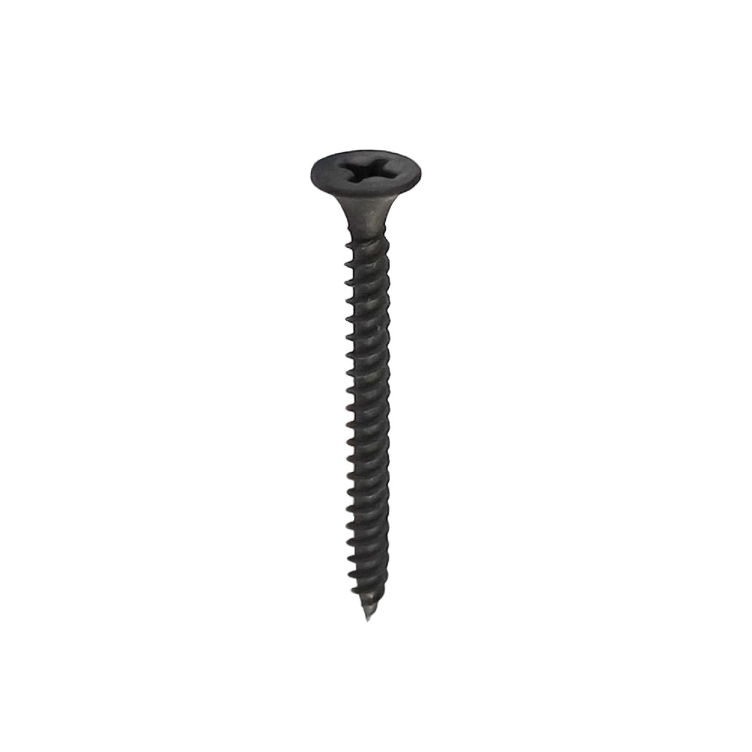 8-15X3 Fine Thread Drywall Screws | Phillips | Bugle Head | Steel | Black Oxide (Quantity: 2000)