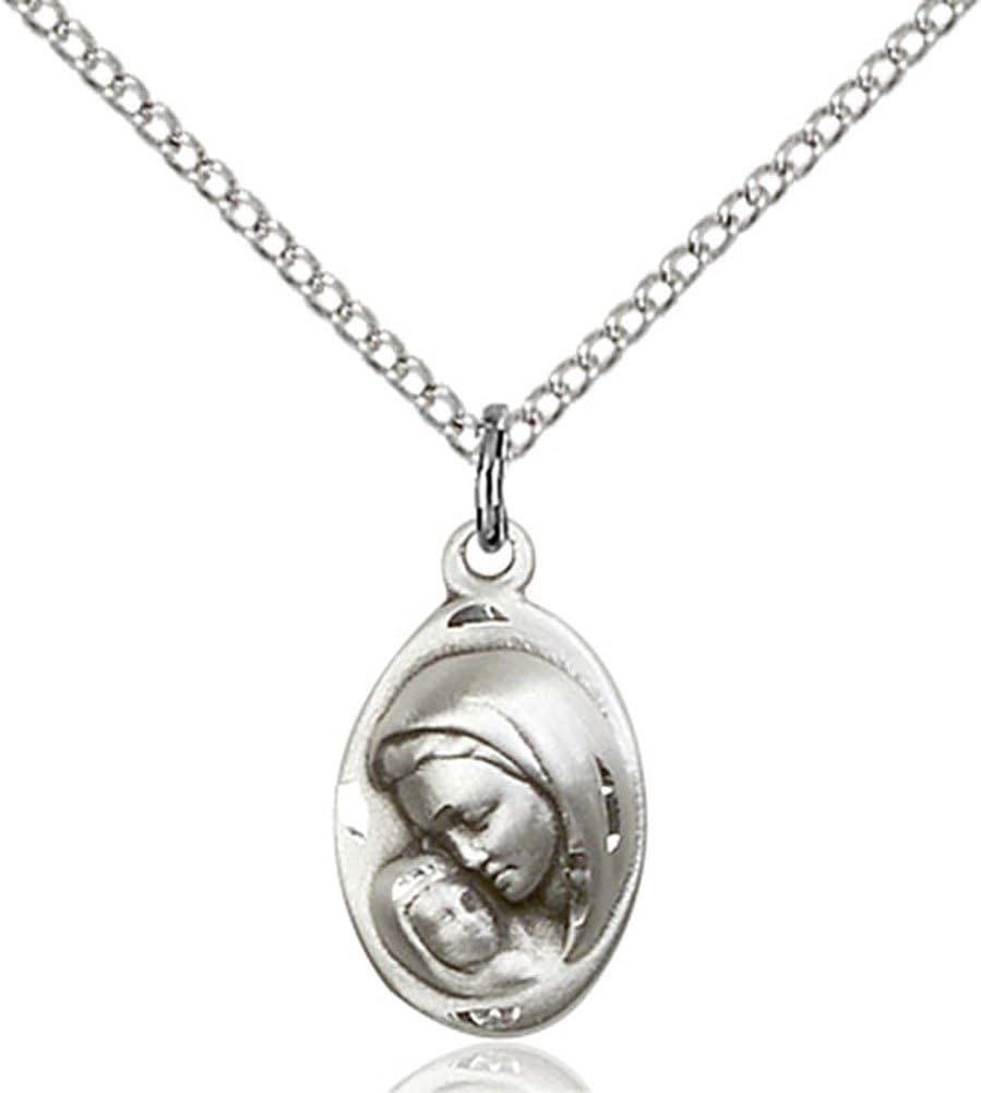 Heartland Store Madonna and Child Medal, Sterling Silver| USA Made