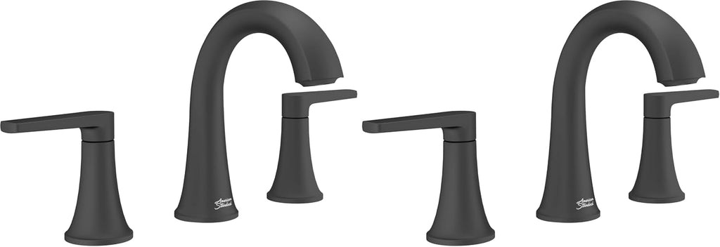 American Standard 7429801.243, Becklow 8-Inch Widespread Bathroom Faucet, Matte Black (Pack of 2)