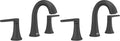 American Standard 7429801.243, Becklow 8-Inch Widespread Bathroom Faucet, Matte Black (Pack of 2)