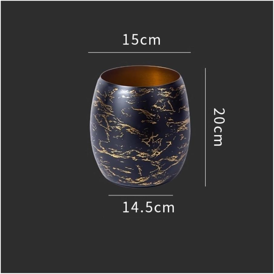 Ice Bucket, Stainless Steel Ice Bucket, Champagne Wine Beer Chilling Bucket Ice Buckets for Parties(White Gold)