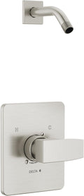 Delta T14267-LHD-PP Modern Shower Only Trim Package - Less Shower Head - Brilliance Stainless