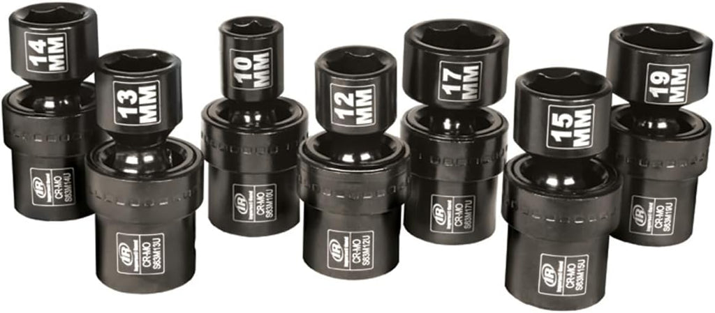 Ingersoll Rand SK3M7U 3/8-Inch Drive 7-Piece Metric Universal Impact Socket Set