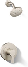 KOHLER TS35321-4G-BN, Elate Rite-Temp Shower Trim with Single Function 1.75 GPM Showerhead, Vibrant Brushed Nickel, Stylish Shower Upgrade, High Performance