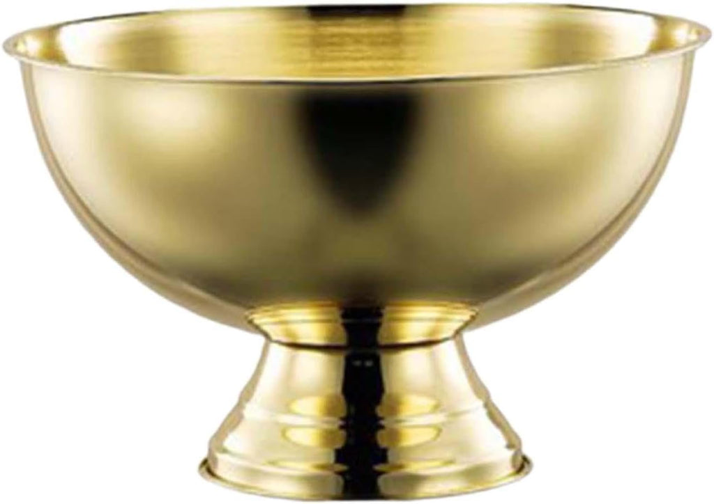 Generic Stainless Steel Ice Bucket Practical Reusable Ice Cube Container Beverage Bin Wine Cooling Bucket for Restaurant Bar Cocktail, Gold, 39cmx18.5cmx25cm