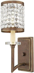 Livex Lighting 50561-64 Gramercy 1-Light Wall Sconce, Hand Painted Palacial Bronze