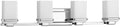 Progress Lighting 4 Light Bathroom Vanity Light, Coastal Style Modern Bath Lighting Fixture with Etched White Glass Shade for Over the Mirror, Reversible Mounting, Metric Collection, Polished Chrome