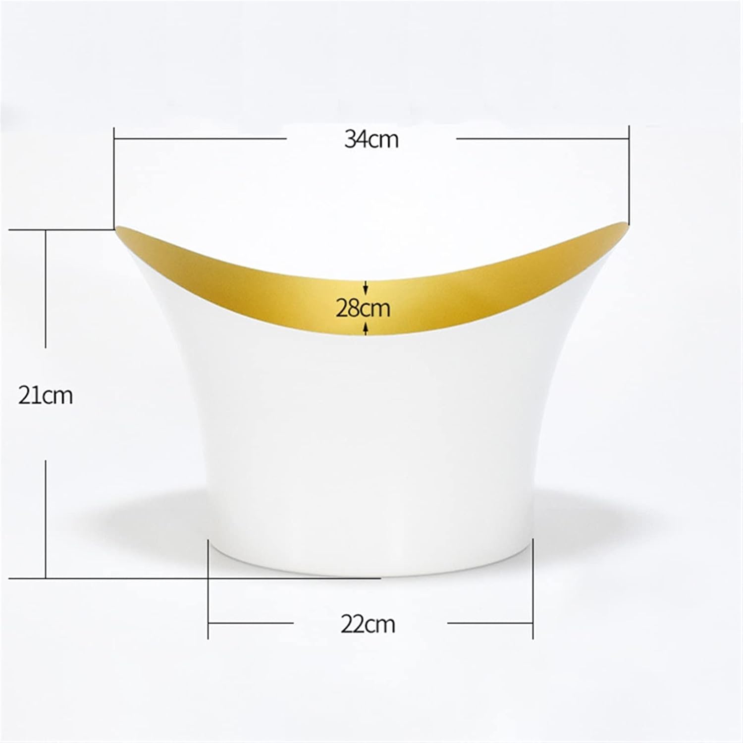 Ice Bucket Champagne Bucket 1Pc 9L Large Capacity Ice Bucket Kitchen Wine Champagne Beer Bottle Container Holder Barware Ice Bucket Beverage Tub (Color : Gold)