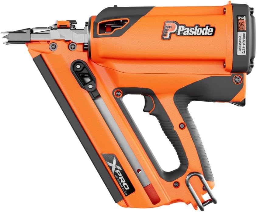 Paslode Cordless Xpro 30 Degree Framing Nailer, 906800, Battery and Fuel Cell Powered, No Compressor Needed (Renewed)