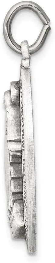 Sterling Silver Antiqued Miraculous Medal