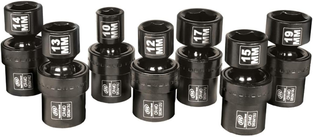 Ingersoll Rand SK3M7U 3/8-Inch Drive 7-Piece Metric Universal Impact Socket Set