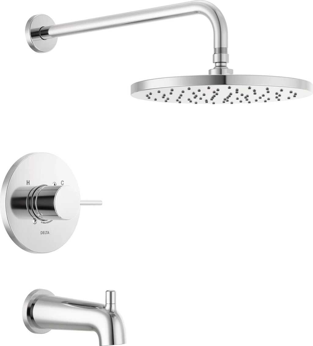 Delta Chrome Modern Pot Filler Kitchen Faucet, Wall Mount Kitchen Faucet, Chrome 1165LF