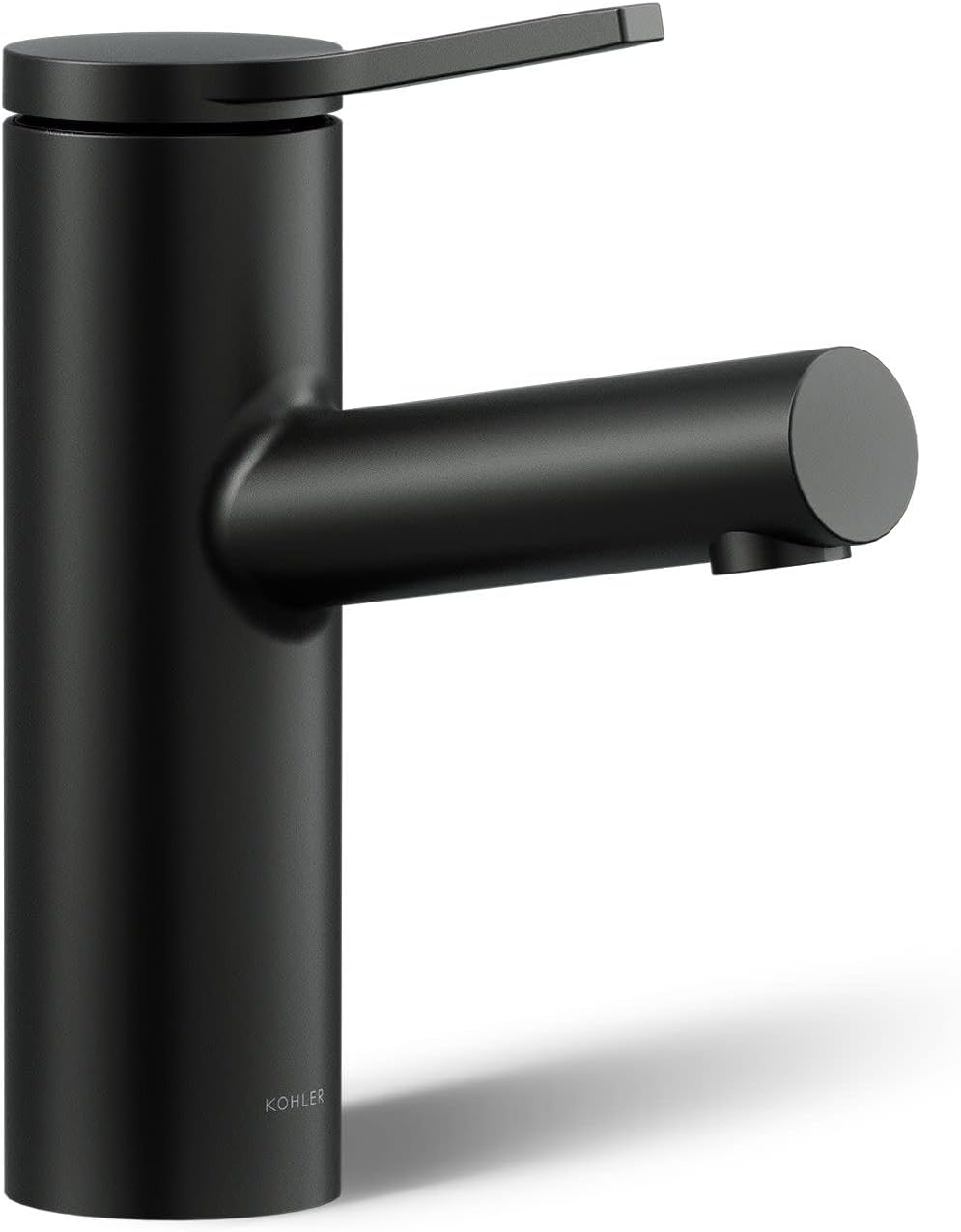 KOHLER K-35048-4N-BL Elate® Single-Handle Bathroom Sink Faucet, Single-Handle Bathroom Sink Faucets, 0.5 GPM, Matte Black