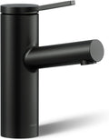 KOHLER K-35048-4N-BL Elate® Single-Handle Bathroom Sink Faucet, Single-Handle Bathroom Sink Faucets, 0.5 GPM, Matte Black