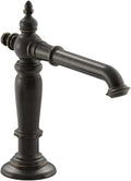 Kohler K-72760-2BZ Artifacts Bathroom Sink Spout with Column Design, Less Handles, Oil-Rubbed Bronze