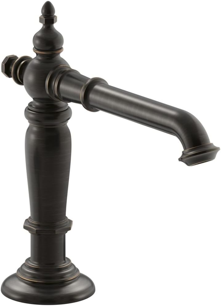 Kohler K-72760-2BZ Artifacts Bathroom Sink Spout with Column Design, Less Handles, Oil-Rubbed Bronze