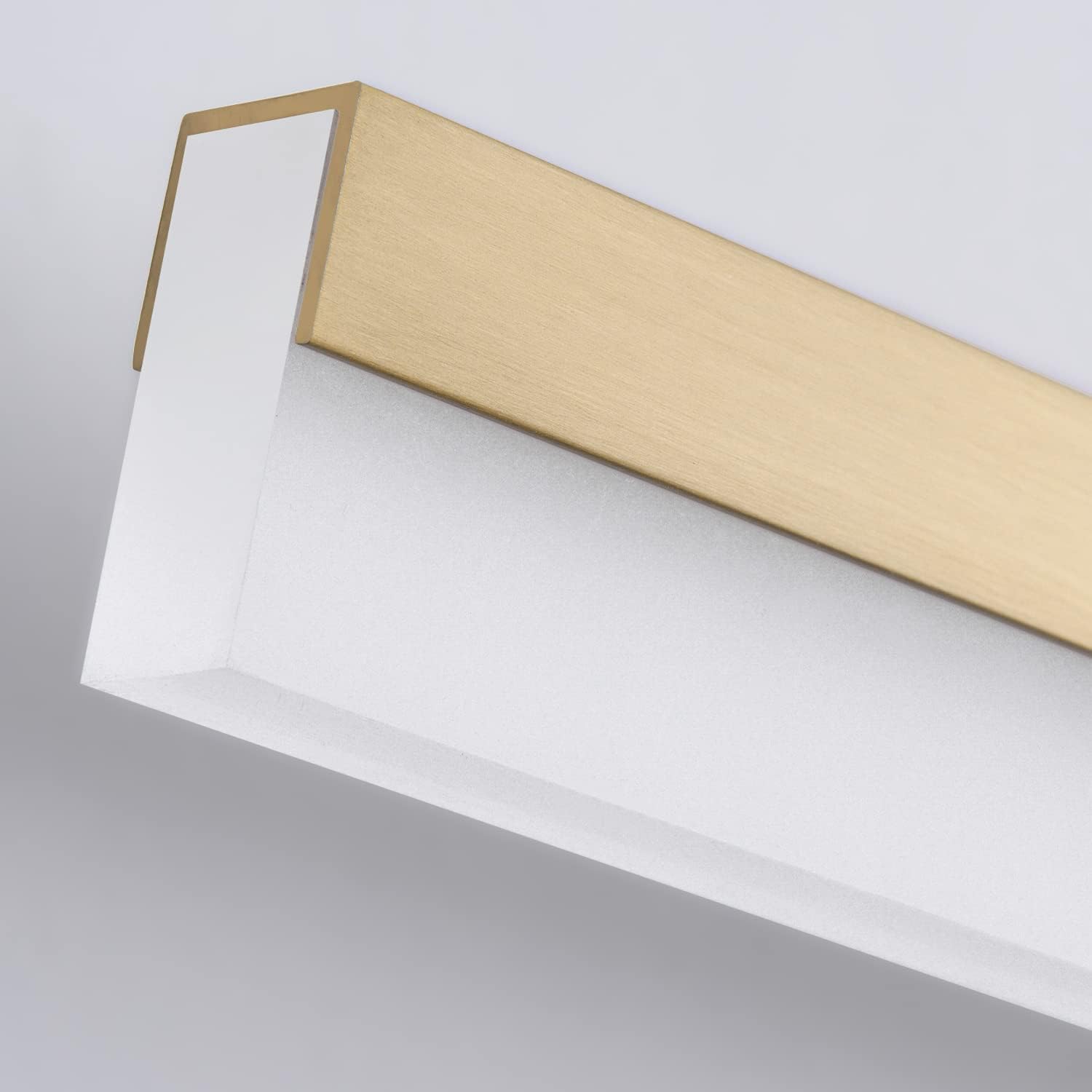 PRESDE 48 Inch Bathroom Light Fixtures Brushed Gold Vanity Light Bar LED Modern Bath Lighting Over Mirror Dimmable