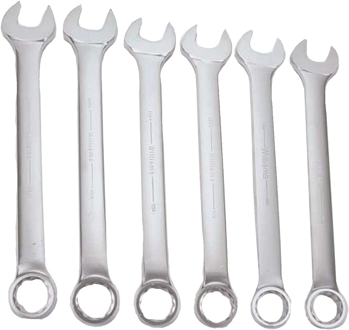 Williams WS-1175 6-Piece Super Combo Wrench Set