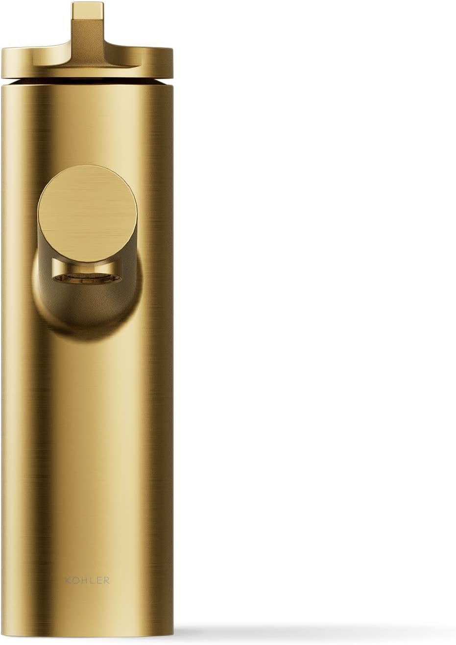 Kohler K-35048-4K-2MB Elate® Single-Handle Bathroom Sink Faucet, Bathroom Faucets,1.0 GPM, Vibrant Brushed Moderne Brass