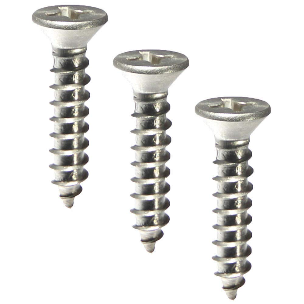 Phillips Flat Head Sheet Metal Screw 316 Stainless Steels #8X3/4'' 1000 Pcs self Tapping Screws Metal B2B