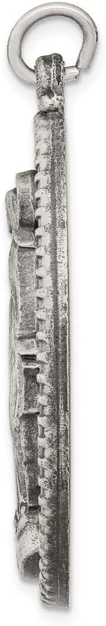 Sterling Silver Antiqued Miraculous Medal