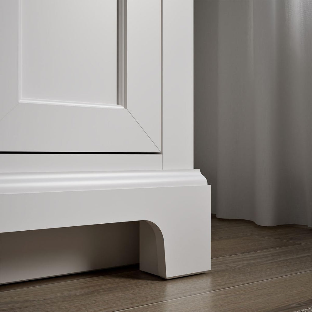 Kohler Charlemont 24' Bathroom Vanity Cabinet with White Sink and Quartz Top, Modern Bathroom Storage, White, K-29259-BD1-0