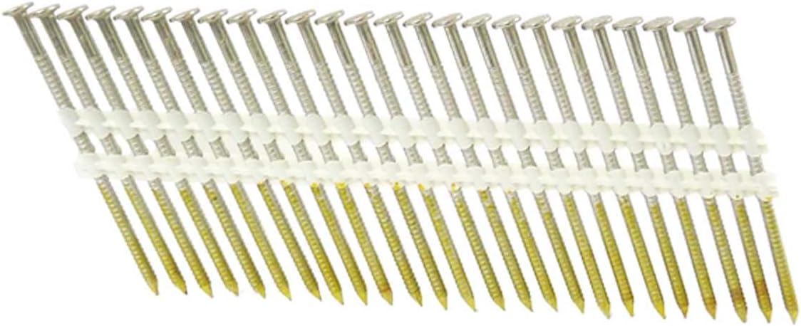 3' x .120 Ring 304SS Strip Nails 21-DEG Plastic 1,000ct
