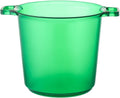 Ice Bucket Beverage Tubs for Parties Plastic Ice Bucket for Cocktail Bar Green Acrylic Wine Bucket Drink Bucket Cooler for Chiller Bin for Champagne or Beer, 8L Ice Buckets For Parties(Green)