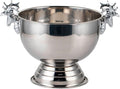 Ice Bucket Champagne Bucket Ice Buckets, Deer Head Stainless Steel Ice Pails Bar KTV Ice Wine Bucket Great for Home Bar Chilling Beer Champagne and Wine Ice Bucket Beverage Tub (Color : Brass)