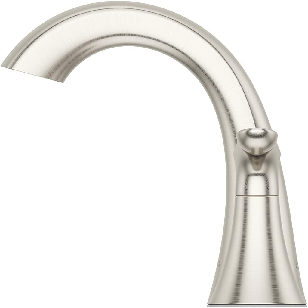 Pfister Weller Bathroom Sink Faucet, 8-Inch Widespread, 2-Handle, 3-Hole, Brushed Nickel Finish, LG49WR0K (Pack of 3)