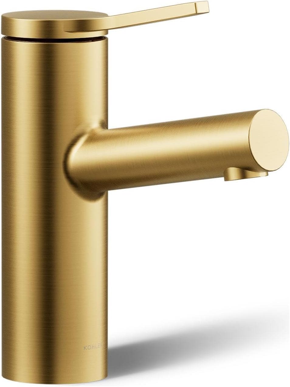 Kohler K-35048-4-2MB Elate® Single-Handle Bathroom Sink Faucet, Bathroom Faucets, 1.2 GPM, Vibrant Brushed Moderne Brass