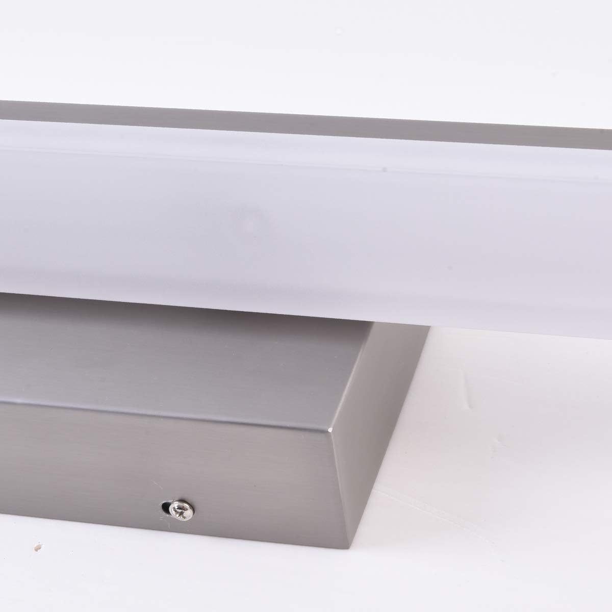 mirrea 36in Modern LED Vanity Light for Bathroom Lighting Dimmable 36w Brushed Nickel (Warm White 3000K)