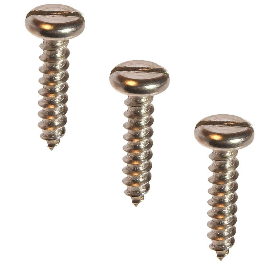 Slotted pan Head Sheet Metal Tapping Screw Stainless Steel #10X1' 500 Pcs self Tapping Screws Metal B2B