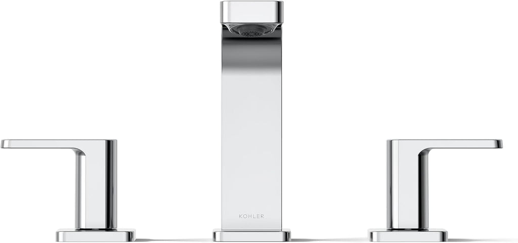 Kohler 23484-4-CP Parallel® Widespread Bathroom Sink Faucet, 1.2 gpm, Polished Chrome