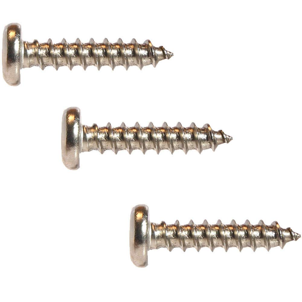 Slotted pan Head Sheet Metal Tapping Screw Stainless Steel #12X1' 500 Pcs self Tapping Screws Metal B2B