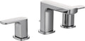 Moen Rizon Chrome Two-Handle Widespread Bathroom Faucet, Valve Required, T6920