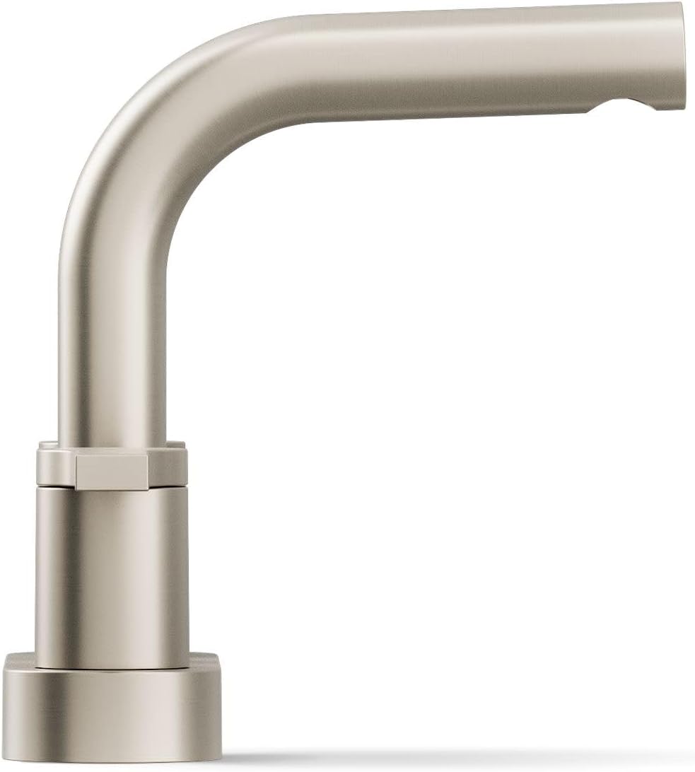 KOHLER K-33591-4K-BN Elate® Centerset Bathroom Sink Faucet, Contemporary Style, Water Efficient, Easy to Install, Bathroom Faucets, 1.0 GPM, Vibrant Brushed Nickel
