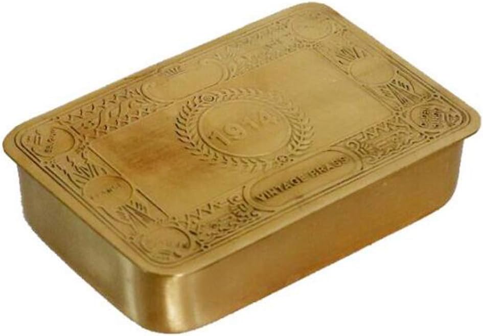 Handmade Vintage Brass Decorative Storage Box High Grade Jewelry Box Small Jewelry Box Organizer Portable Necklace Jewelry Finishing Box for Home Travel,