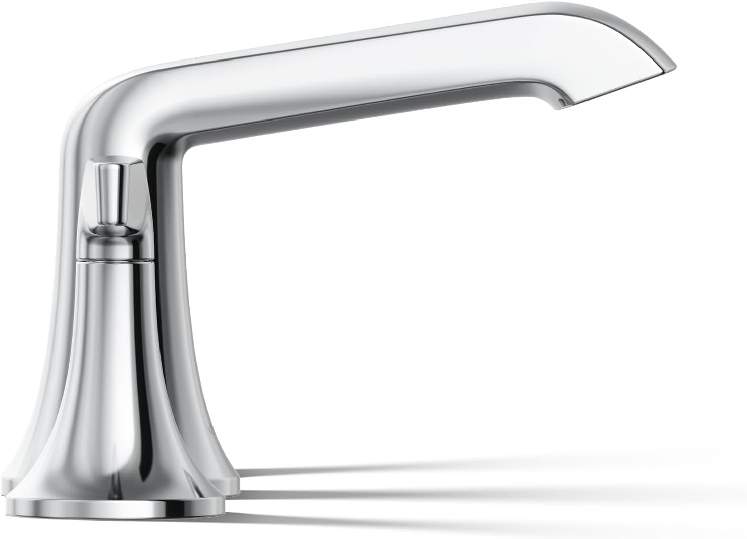 Kohler K-22020-4-CP Kohler K-22020-4 Tempered 1.2 GPM Widespread Bathroom Faucet with UltraGlide and Pop-Up Drain Assembly