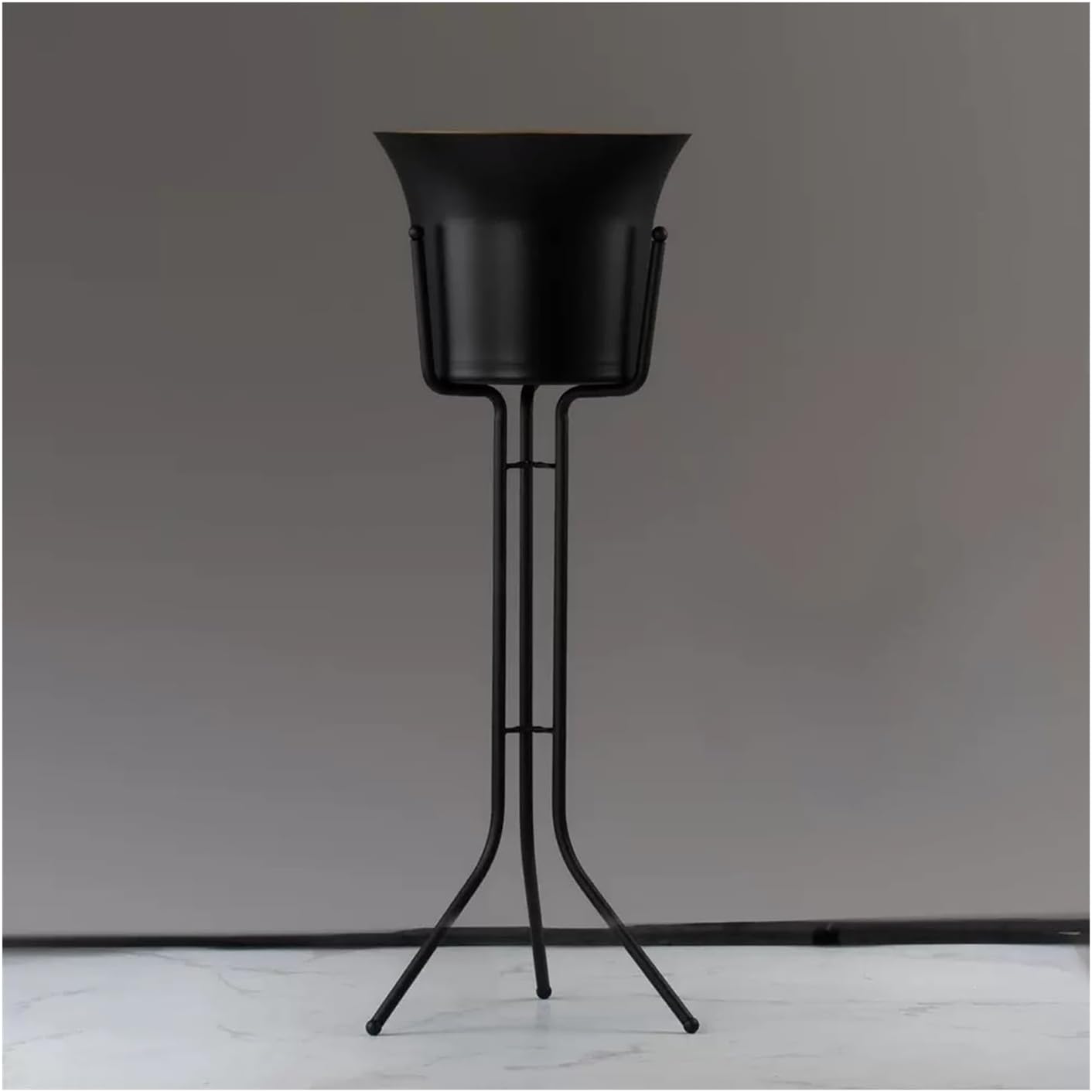 ice Bucket for Parties Stainless Steel Wine Ice Bucket with Steel Bucket Stand Wine Chiller on Stand Kitchen and Bar Ware Beverage Barware Accessories Ice Container Wine Bucket