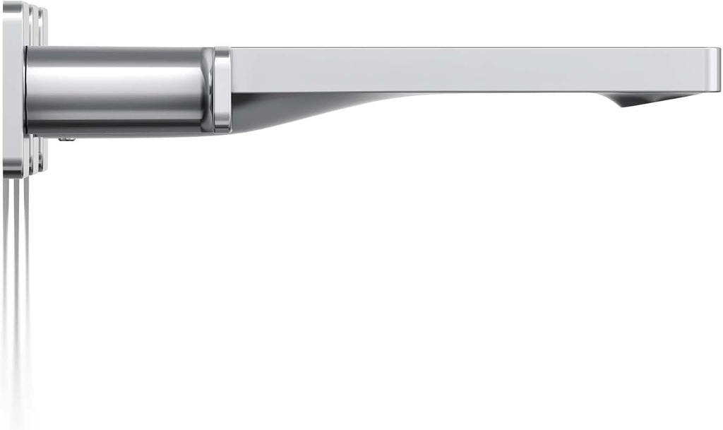 Kohler T23491-4-CP Parallel Two-Handle Wall Mount Bath Faucet Trim with Lever Handles, Polished Chrome