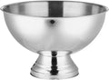 Party Large Stainless Steel Ice Bucket Beverage Tub for Wine, Champagne Or Beer Bottles Cooler Tub(Silver)